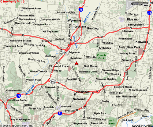 A map to the Mechanical Supplies Company facility